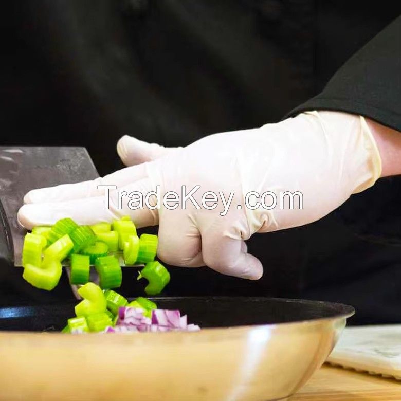 Resistant to weak acids and weak alkalis, latex gloves with enhanced laboratory safety and waterproof properties