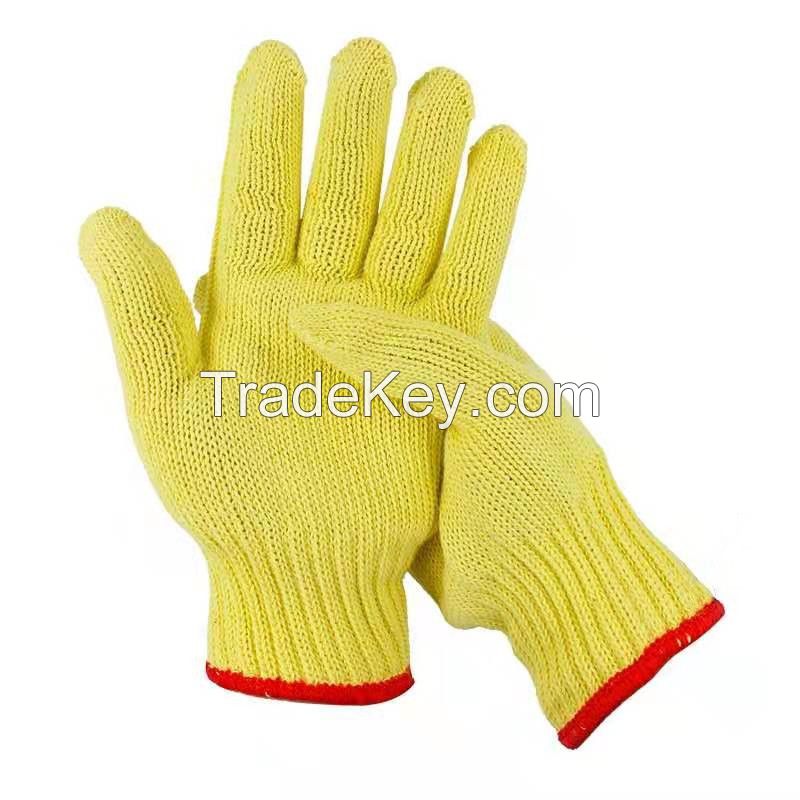 Flame-retardant, heat-resistant, anti-scald gloves, aramid anti-cut construction site protection gloves