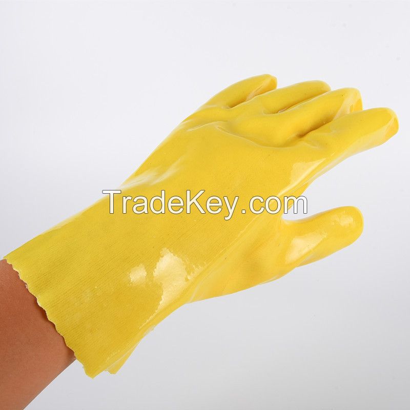 Factory wholesale acid and alkali resistant thick gloves, outdoor work, oil-resistant industrial injection-molded safety gloves