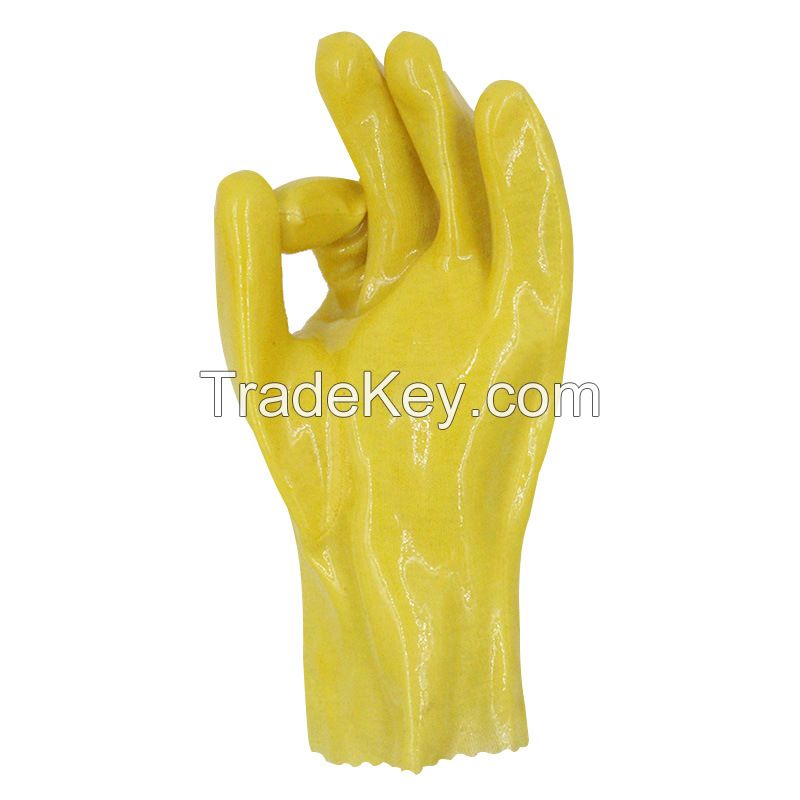 Factory wholesale acid and alkali resistant thick gloves, outdoor work, oil-resistant industrial injection-molded safety gloves