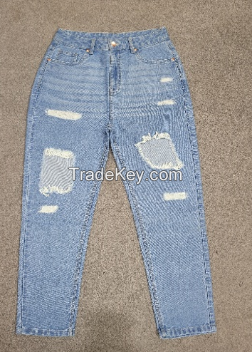 Ladies Mom Fit Denim