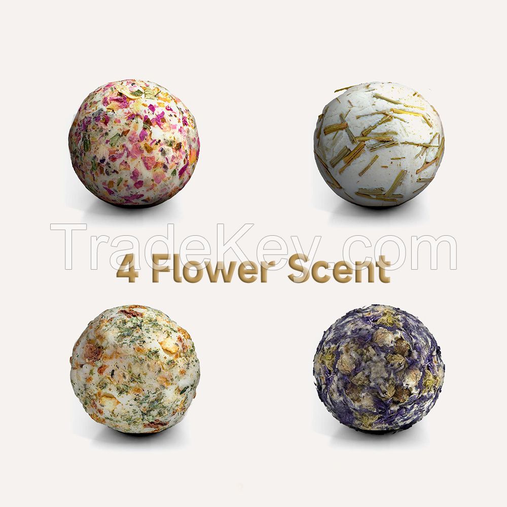 THERAPY BATH BOMB WITH FLOWER