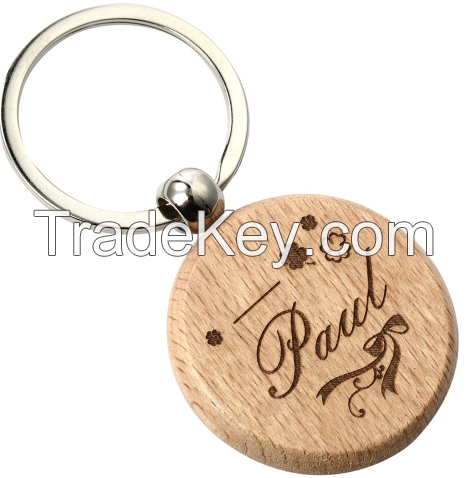 Wooden keychain