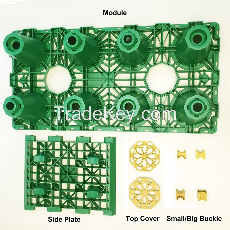 Rain Harvesting Tank System Soakaway Crate Attenuation Tank for Sponge City Construction