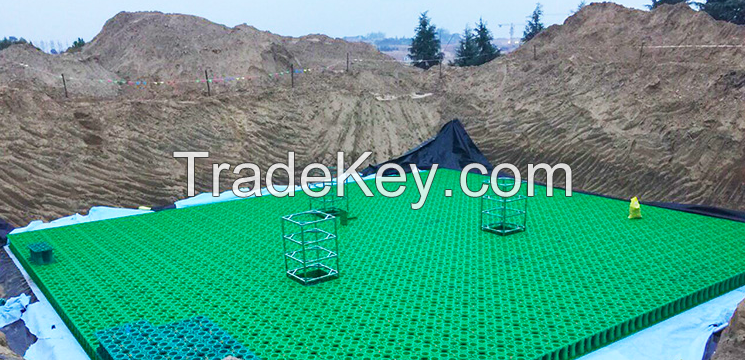 Rain Harvesting Tank System Soakaway Crate Attenuation Tank for Sponge City Construction