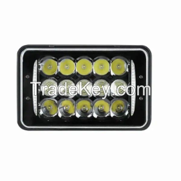 4X6INCH 45W LED HEAD LIGHT HI/LO BEAM FOR 4X4 VEHICLES