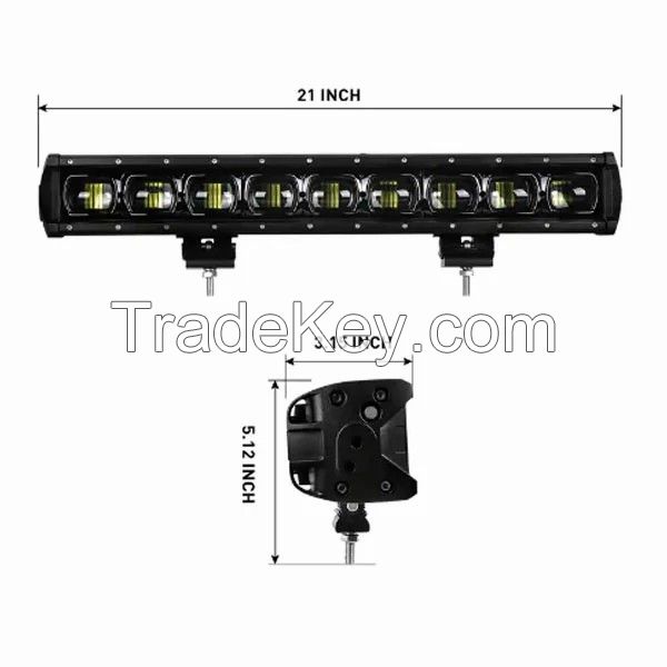 19.8INCH 90W LED LIGHT BAR FOR JEEP OFFROAD ATV VEHICLES