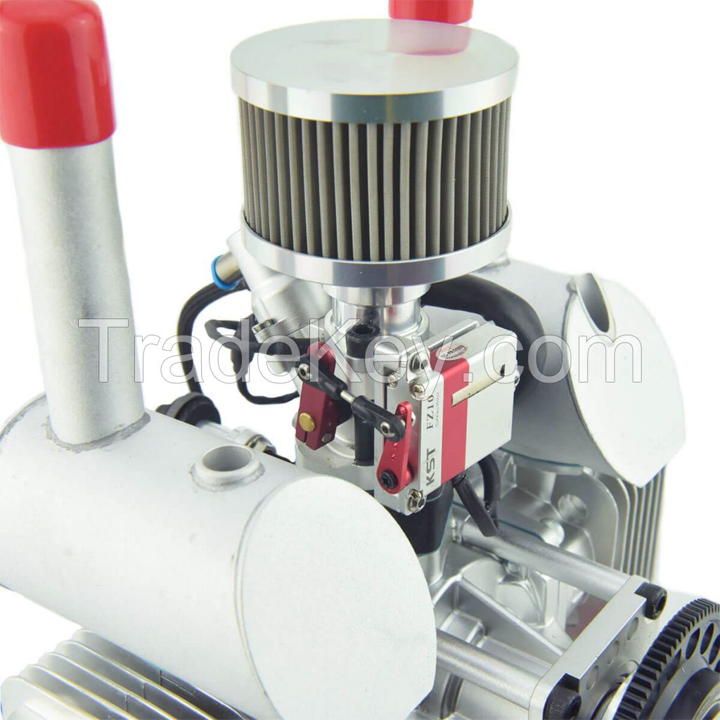 DLE60 EFI UAV Engine with Electric Starter &amp; Alternator-61cc Twin-Cylinder EFI Power System