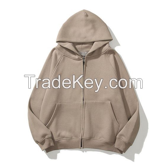 Custom 100% Cotton Fabric Mens Hoodies Customize Blank Casual Oversized Hoodie Printing Embroidery logo for unisex