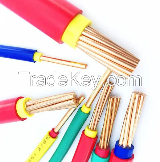 Flame retardant  fire-resistant BV Copper core PVC insulated cable  for For household use