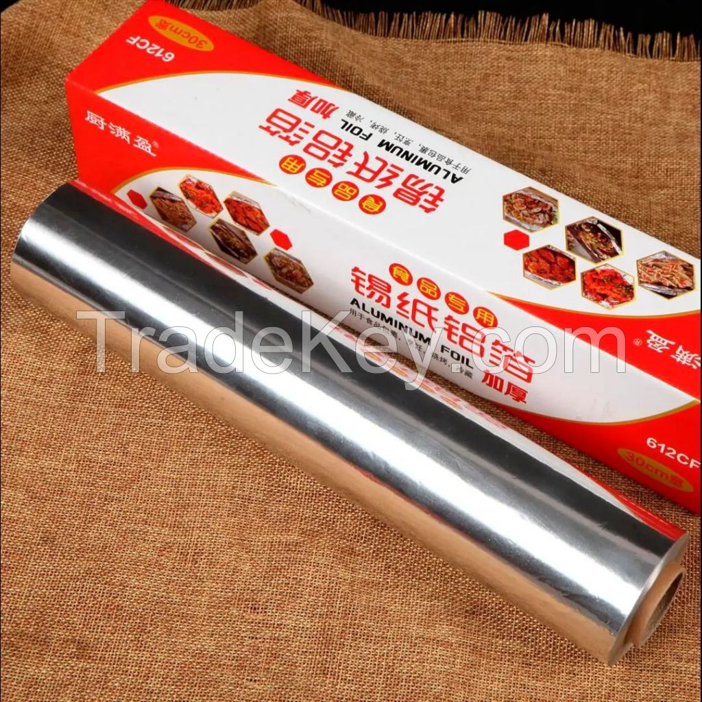 Falcon foil paper aluminum foil roll factory use in kitchen with good