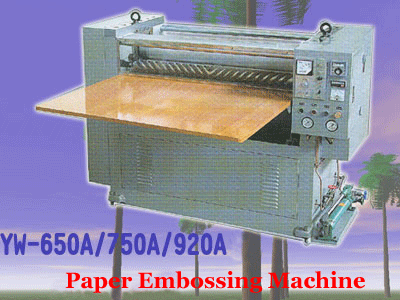 Paper Embossing Machine