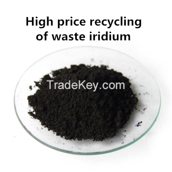 Recycling Produces Metal Waste Iridium/Ruthenium/Palladium