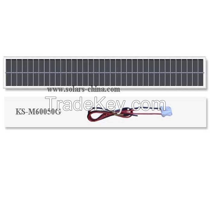 Small solar panel for garden lights