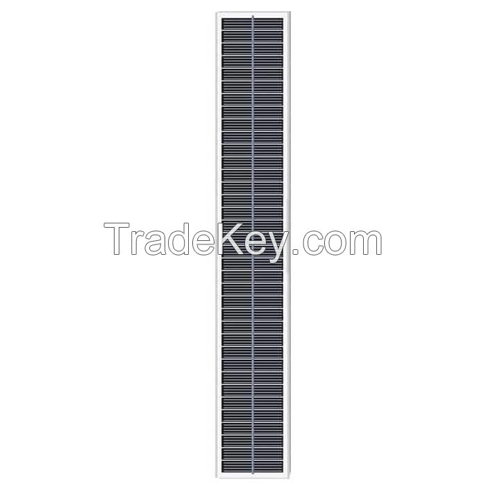 Small solar panel for garden lights