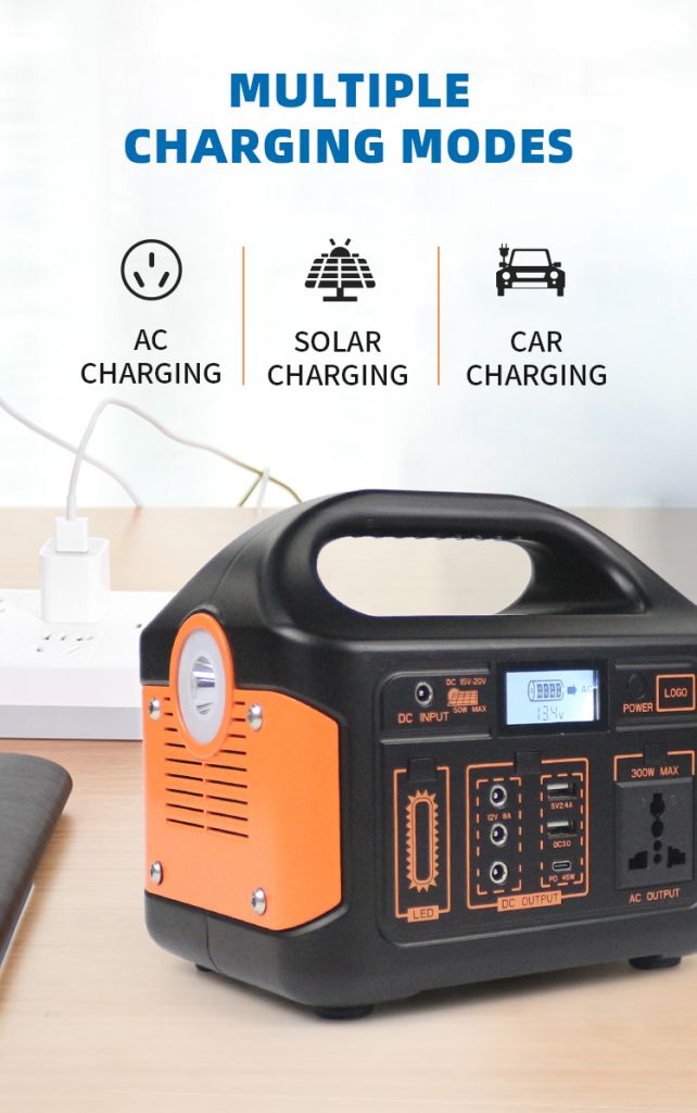 Portable Solar Charging Station Solar Panel Power Station For Outdoor Emergency Power Supply