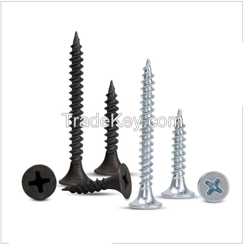 Drywall Screws Coarse Fine Thread 1022A Black/gray phosphorus