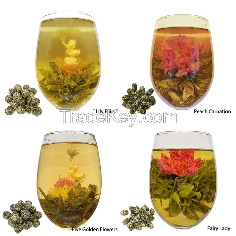 Organic Handmade White Tea Blooming Tea Flowering Tea