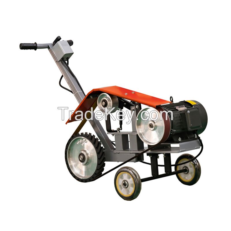 Grooving belt sander Waste aluminum grinding machine