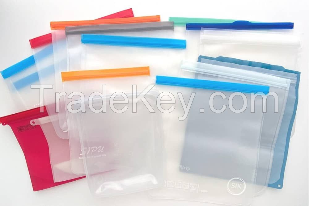 Plastic freezer bags