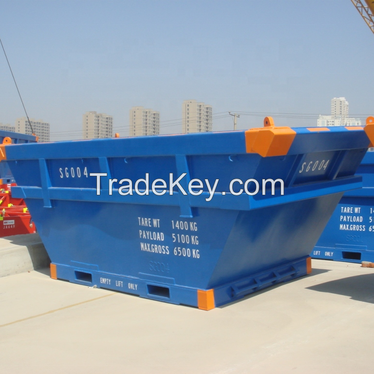 Offshore container cutting box mud skip DNV