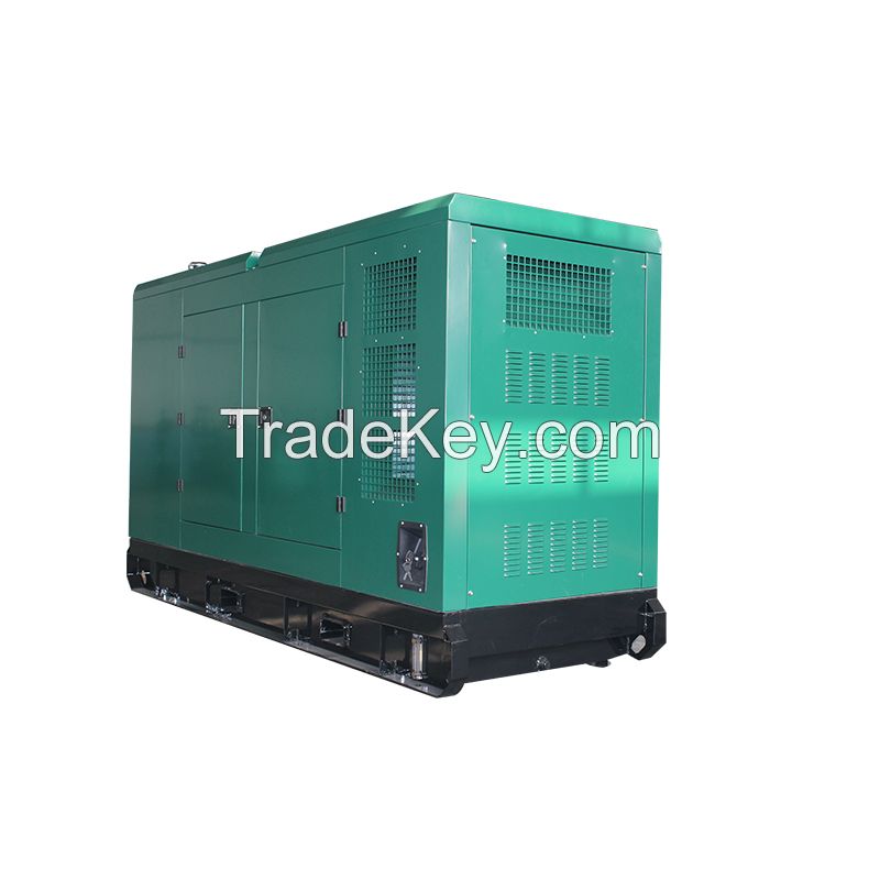 Water Cooled Open Soundproof Type Electric Power 15kw 20kVA 25kVA 50kw 60kVA 80kVA 125kVA 150kVA 200kVA 500kVA Home Silent Diesel Generator/Engine Generator