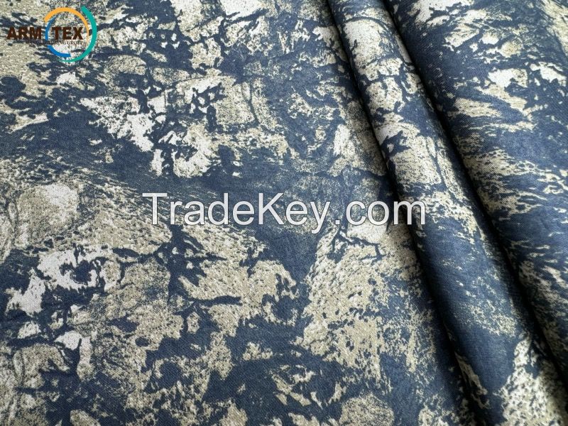 ### Description of Dewspo Fleece Camo Fabric