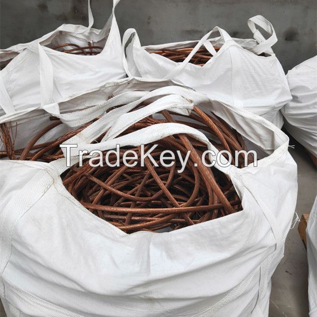 Wholesale Copper Scrap Red Copper Wire Scarp Min 99.9% Yellow Copper Wire for Large Stock