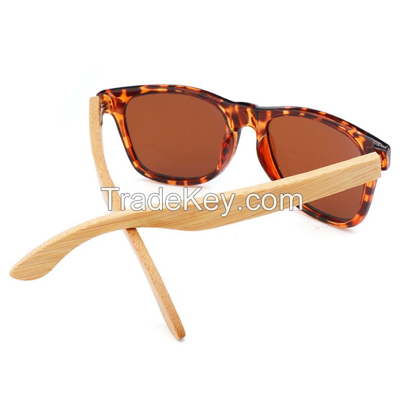 Retro Style Wooden Temple Shades Sunglasses Luxury Polarized Sunglasses