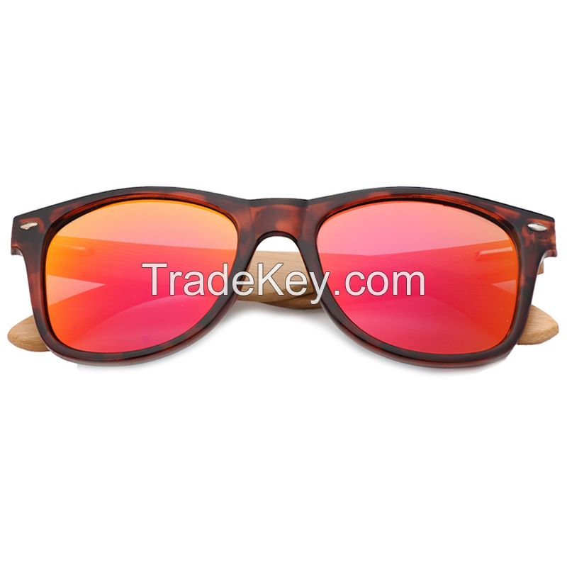 Retro Style Wooden Temple Shades Sunglasses Luxury Polarized Sunglasses