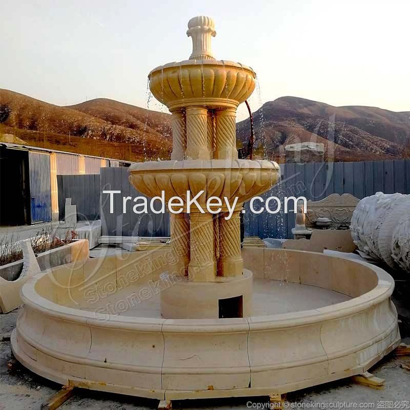 Large Outdoor Marble Water Fountain for garden