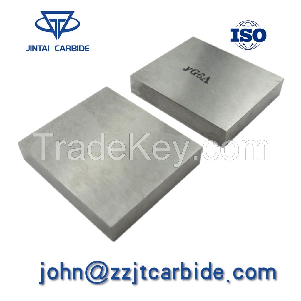 Tungsten carbide plate