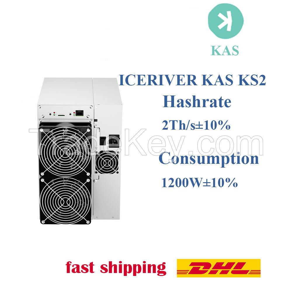 New IceRiver KS2 2TH(±10%) Miner New Asic KAS Miner