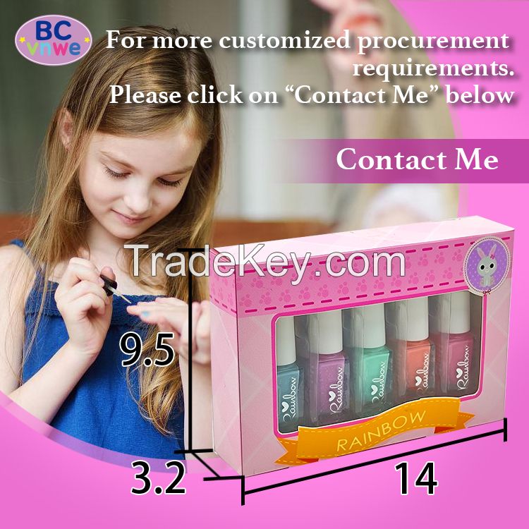 One Stop Customization Kids Makeup in High-Quality Factory Toys Girls Nail Salon Toys Kids Toy Nail Polish