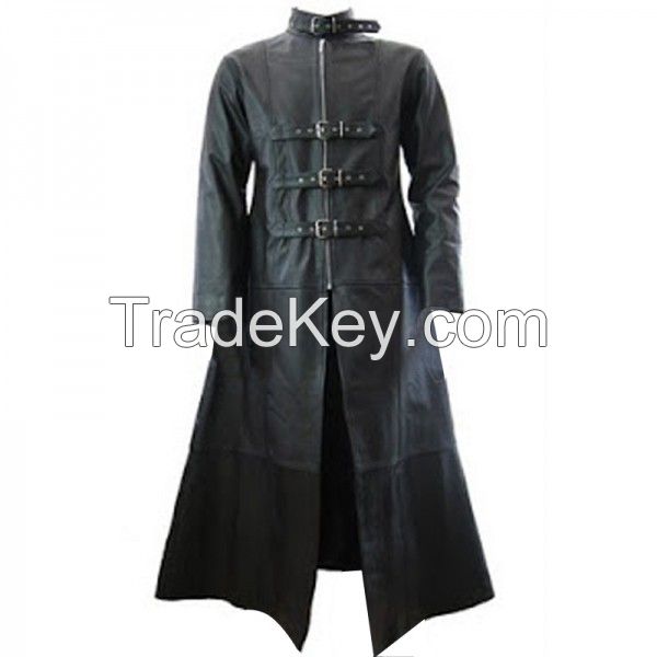 Leather Long Coat