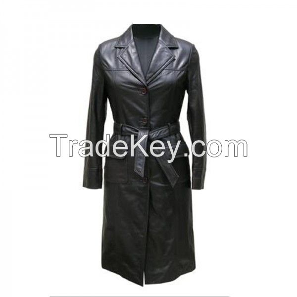 Leather Long Coat