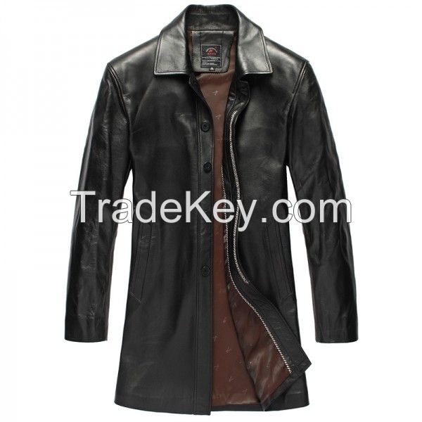 Leather Long Coat