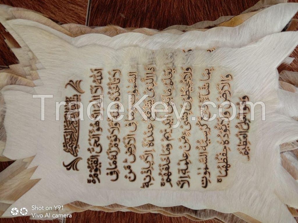 Goat Skin Calligraphy