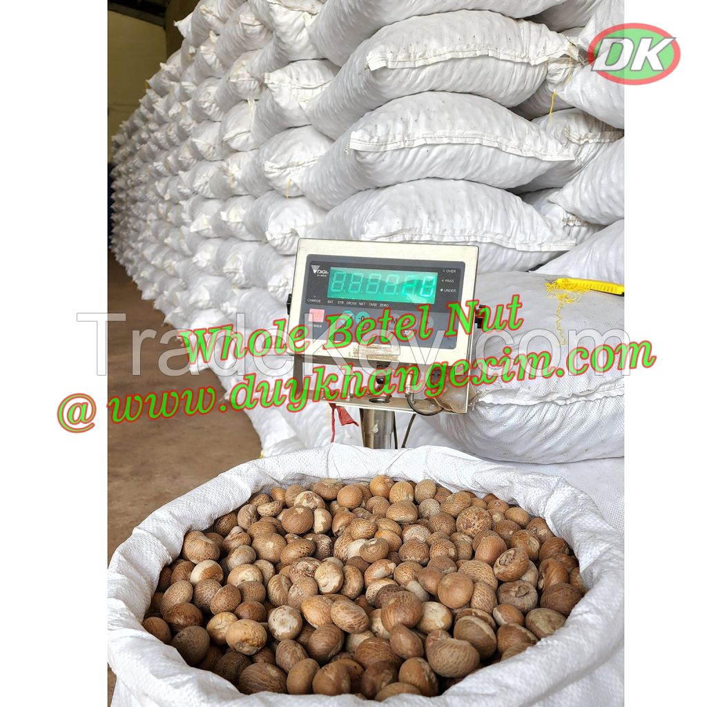 Whole white Betel Nut @Betel Nut Slice/ Whole Boiled Young