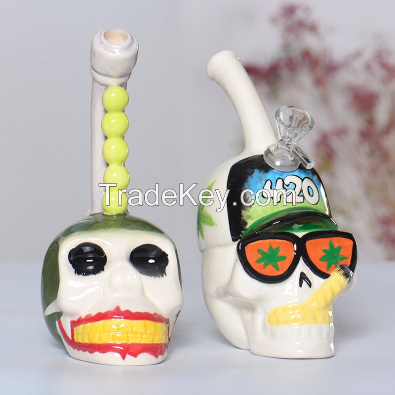 MU 2023 Hot sale Double Pipe Hookah Mini Glass Hookah Cute Hookah