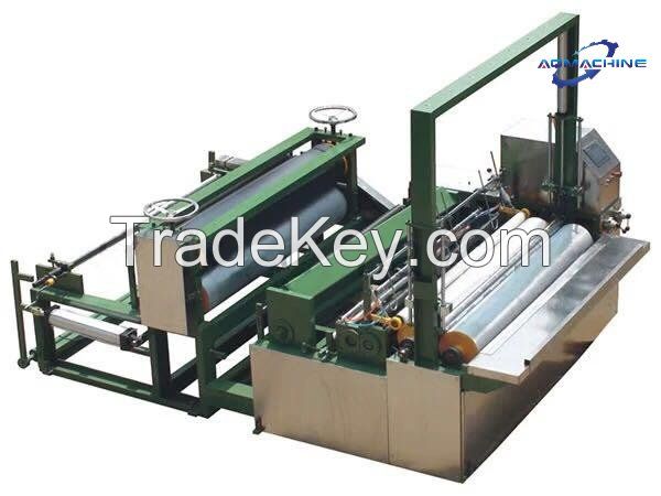 Nonwoven fabrics rewinding machine