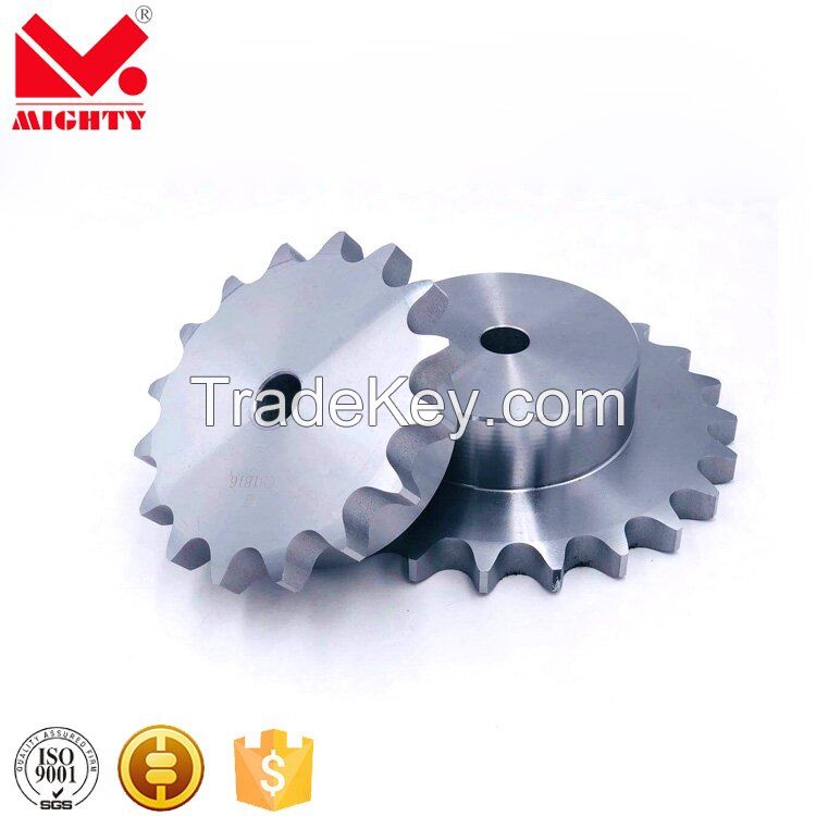 ASA DIN Standard Plate Sprocket C45E Roller Chain Sprocket with Simplex Duplex Triplex Wheel