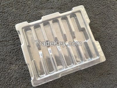 vacuum forming PET blister trays thermoforming recycable blister packing plastic trays