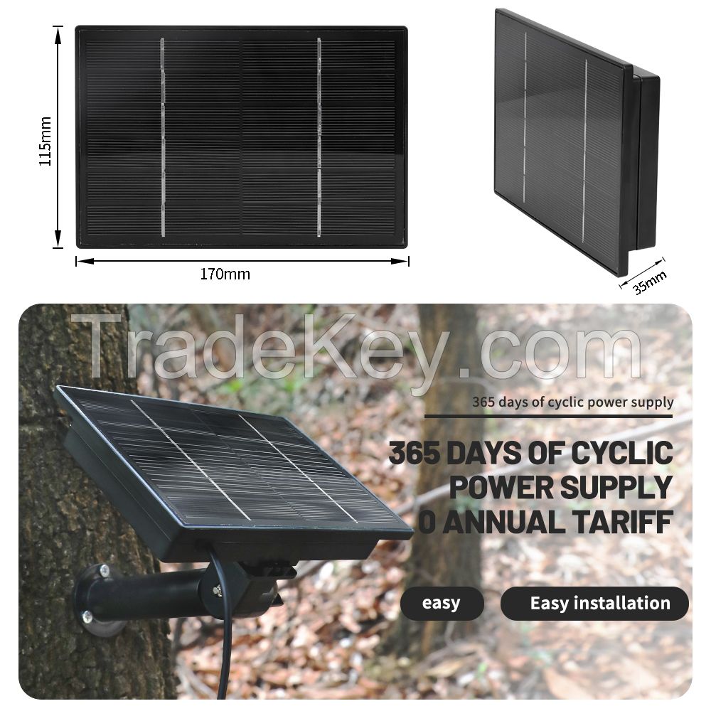 D4R Mini Solar Charger 5V 6V Outdoor Portable Solar Charge Controller Micro USB/Type C/DC Output