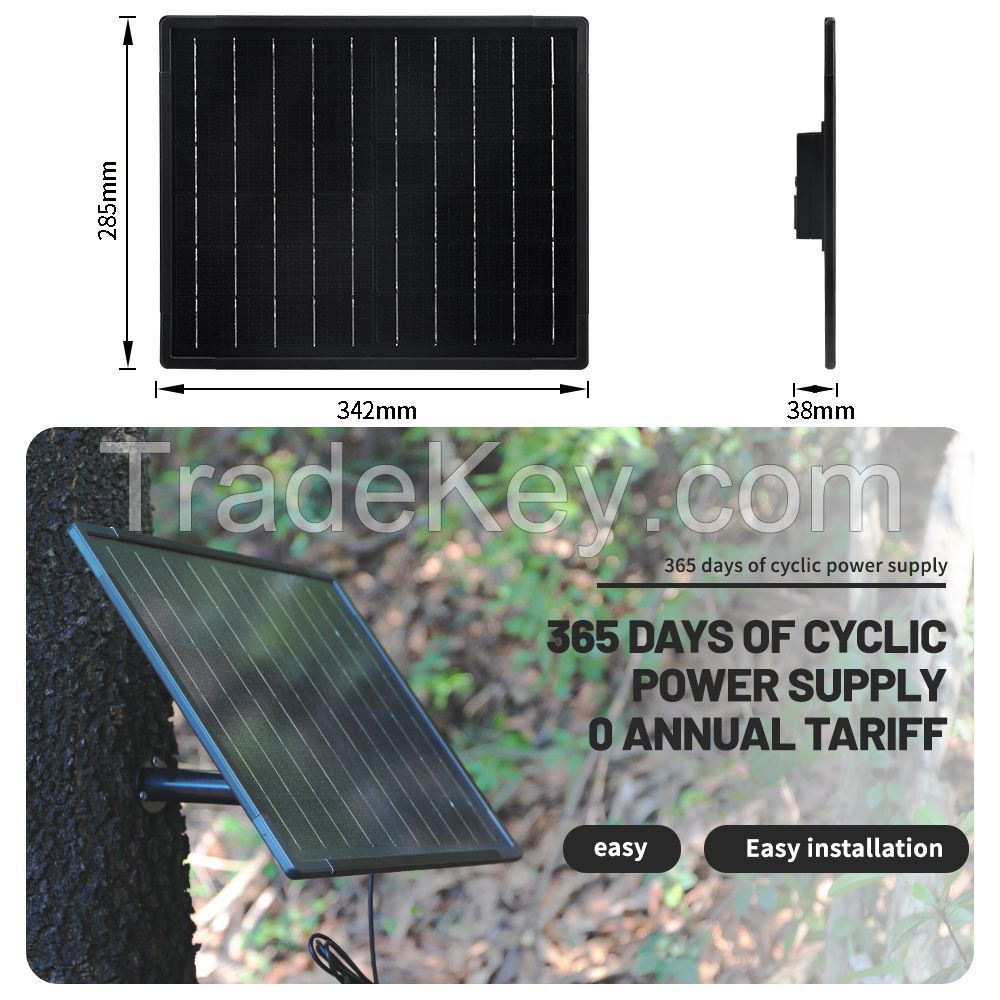 D16R High Efficiency Solar Panel 12V built in 18000mAh battery Powered Micro USB/Type C/DC Output with Remote Control