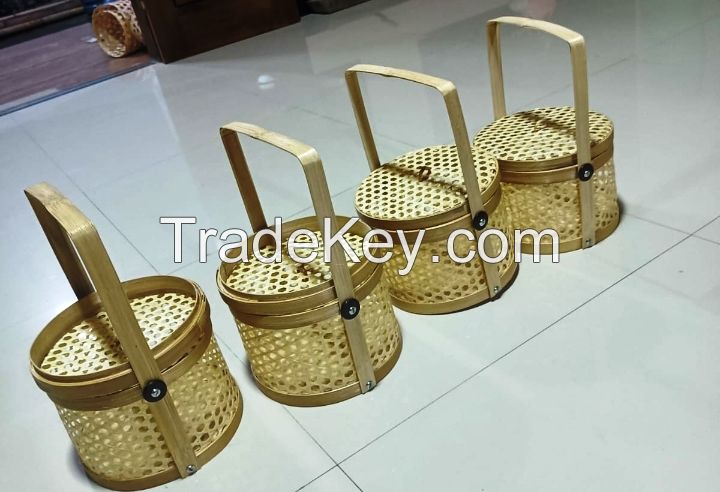 bamboo basket, tray bamboo fruit bamboo