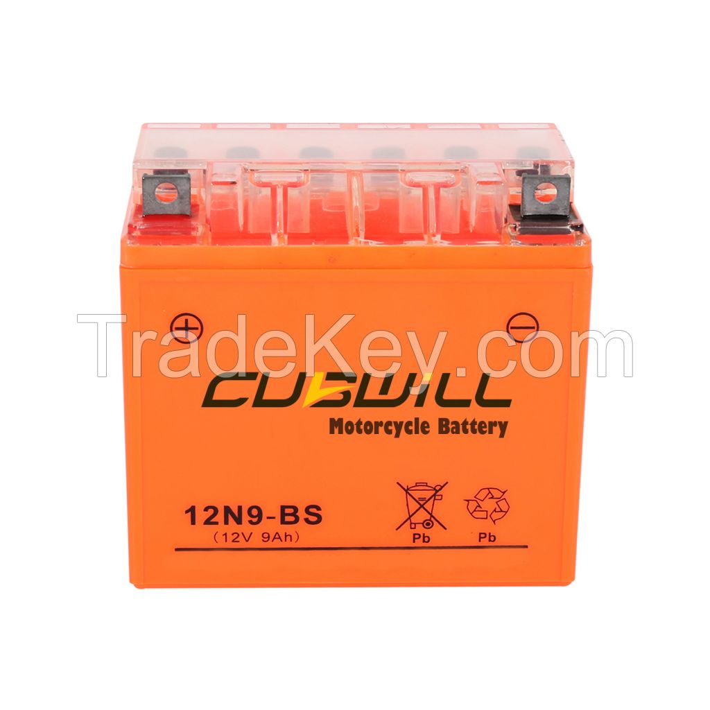 Long-life and high-quality sealed maintenance free motorcycle battery