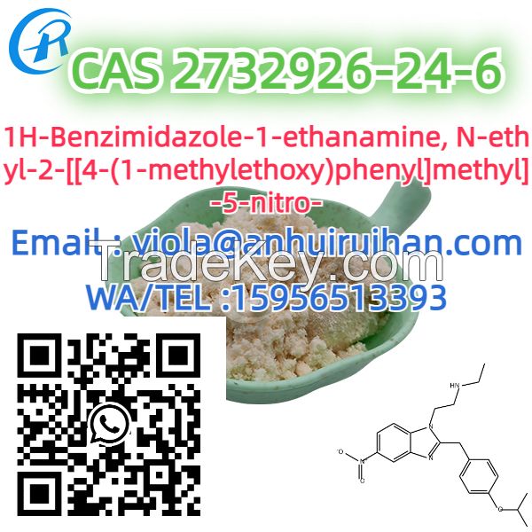 CAS 2732926-24-6 1H-Benzimidazole-1-ethanamine, N-ethyl-2-[[4-(1-methylethoxy)phenyl]methyl]-5-nitro-