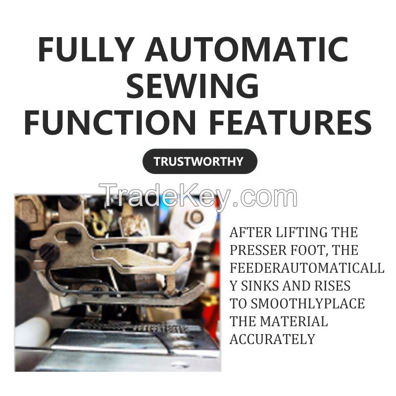 Multifunctional automatic overlock sewing machine