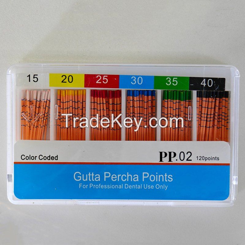 Dental Material PP Consumables Gutta Percha Absorbent Paper Points